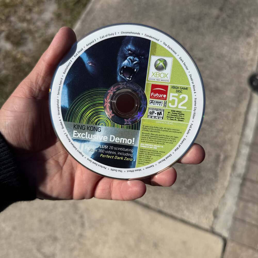 Official Xbox Magazine Game Disc 52 - King Kong Exclusive Demo - Xbox 360